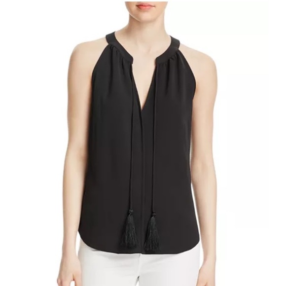 Copper‎ & Ella Layla Tassel Tie Black Top Small - Picture 3 of 9